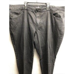 Ashley Stewart Flawless Skinny Jeans Size 24R Black Wash